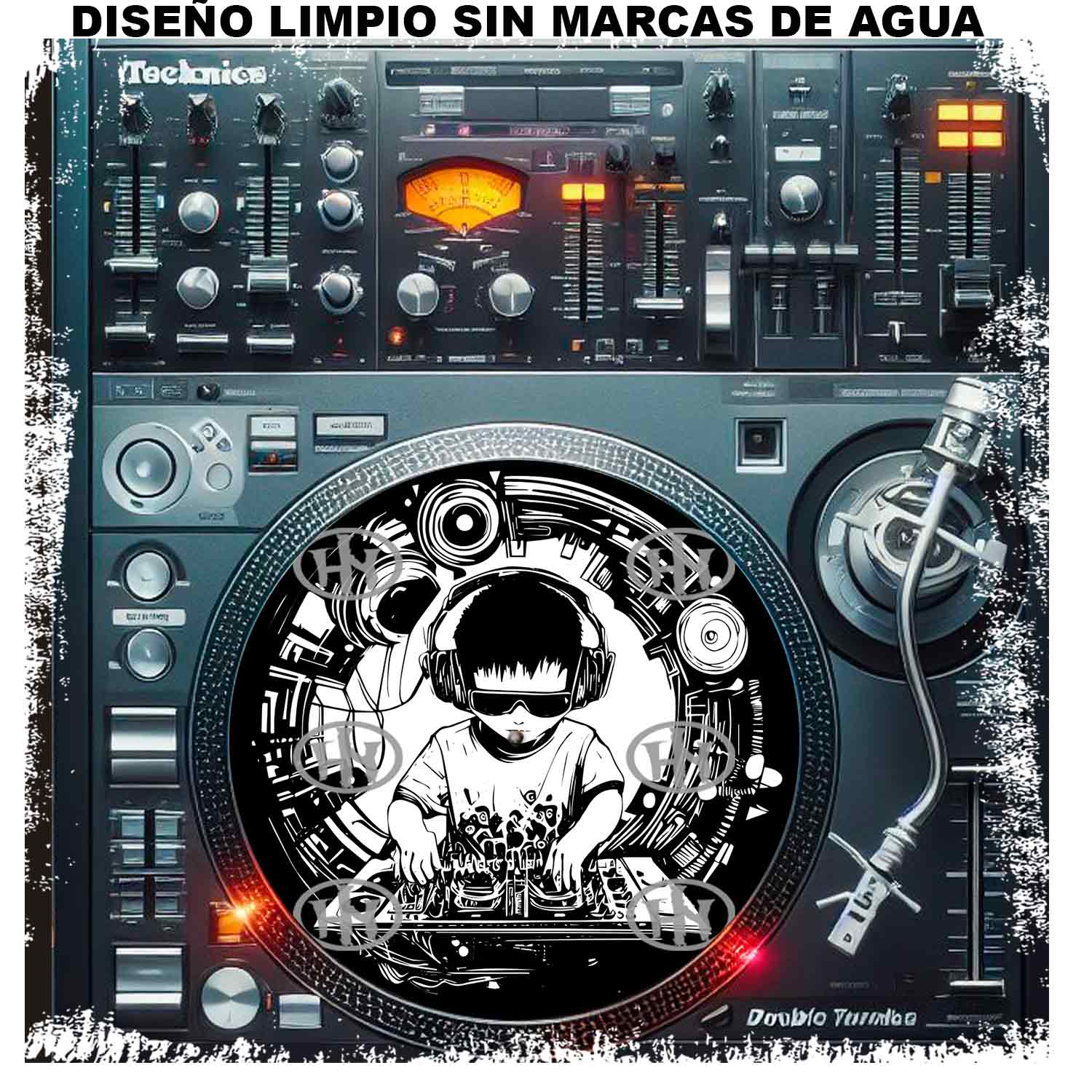 Boy Slipmats personalizado para Djing: imagen 2