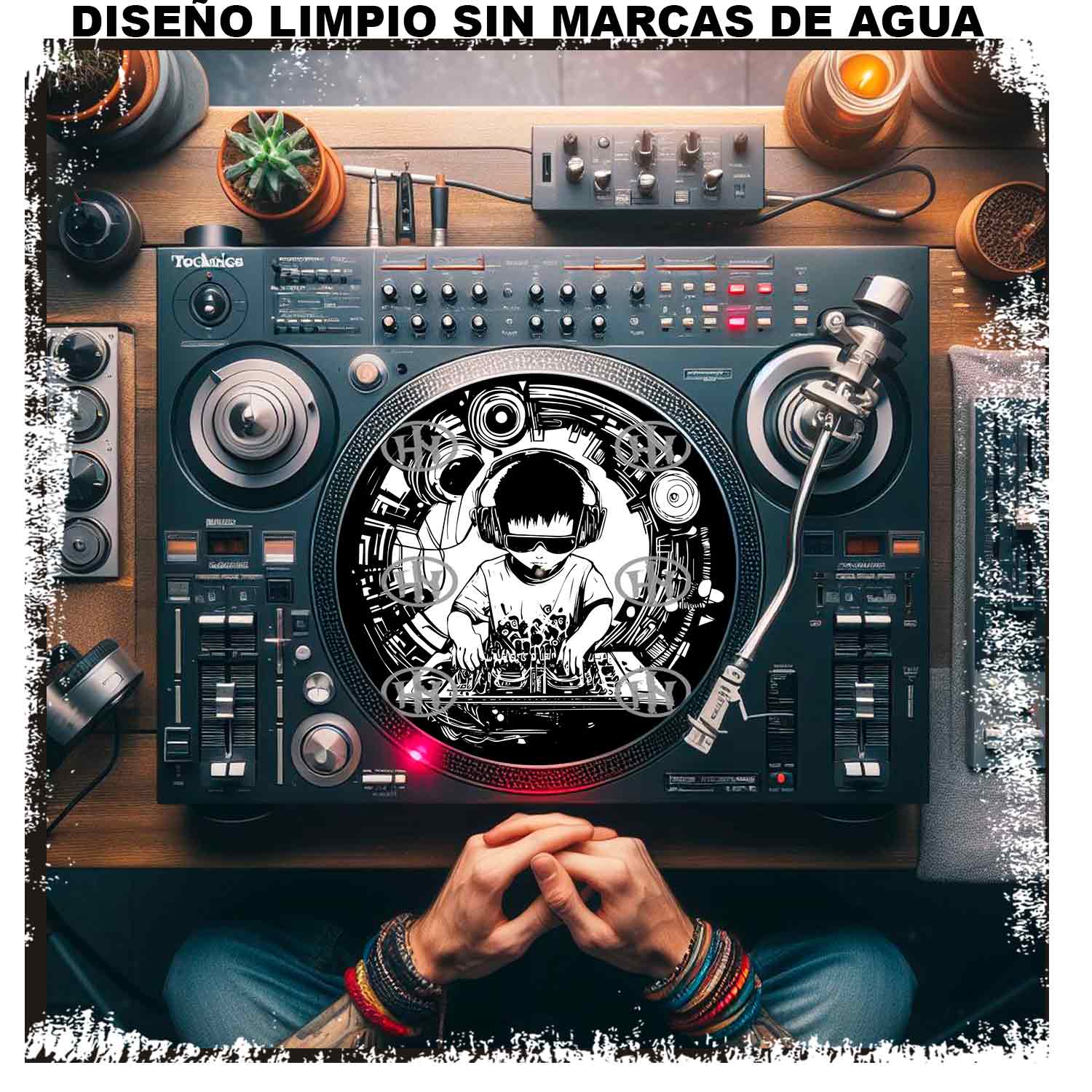 Boy Slipmats personalizado para Djing: imagen 3