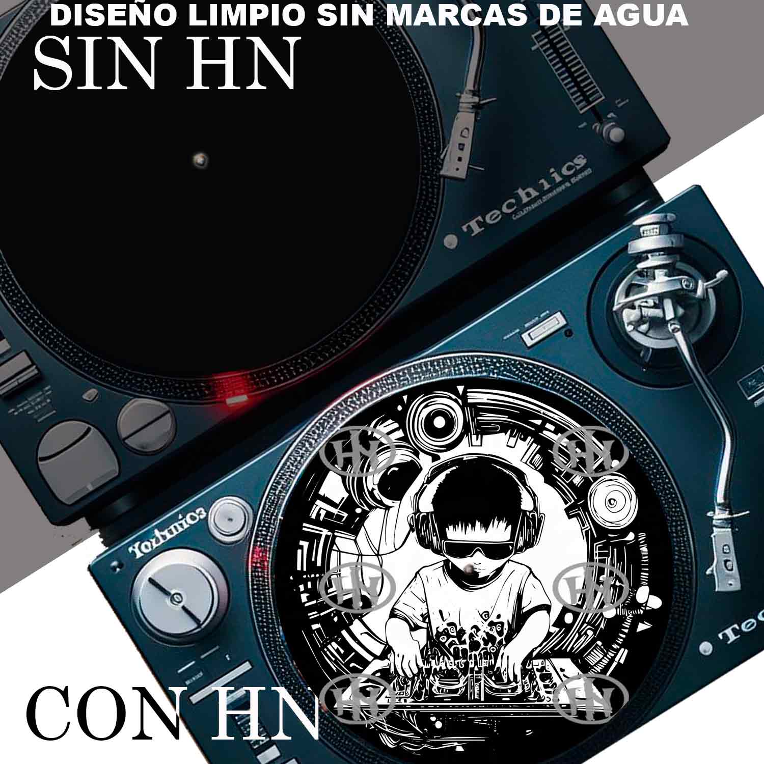 Boy Slipmats personalizado para Djing: imagen 4