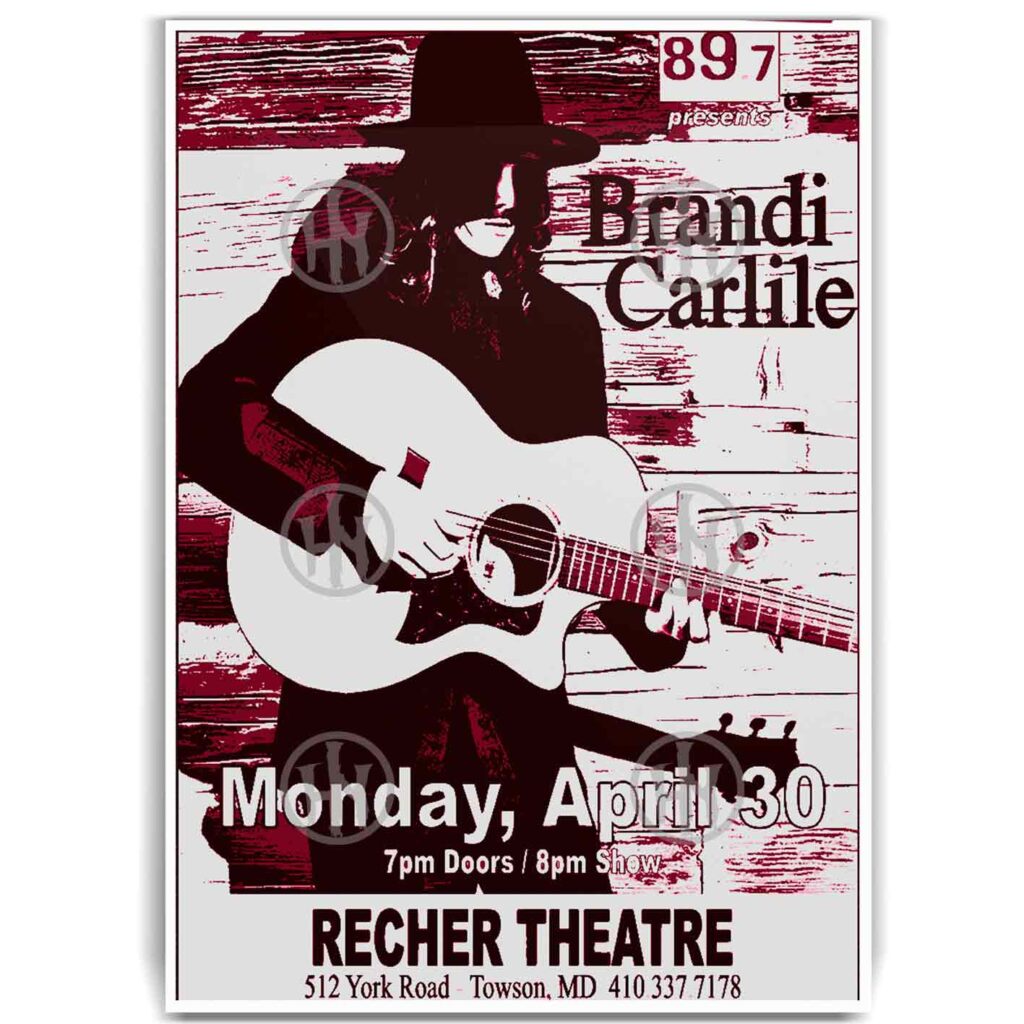 Brandi Carlile concert Póster