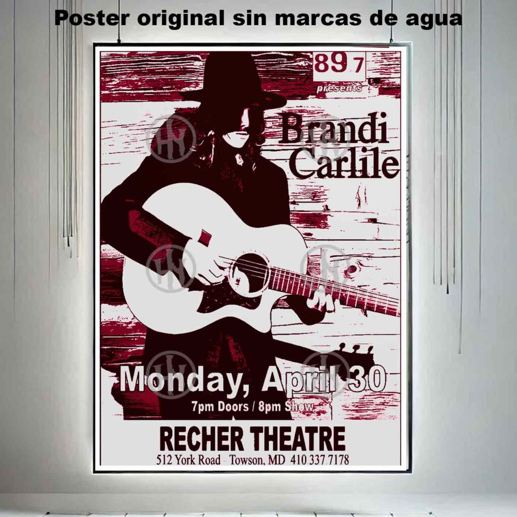 Brandi Carlile concert Póster