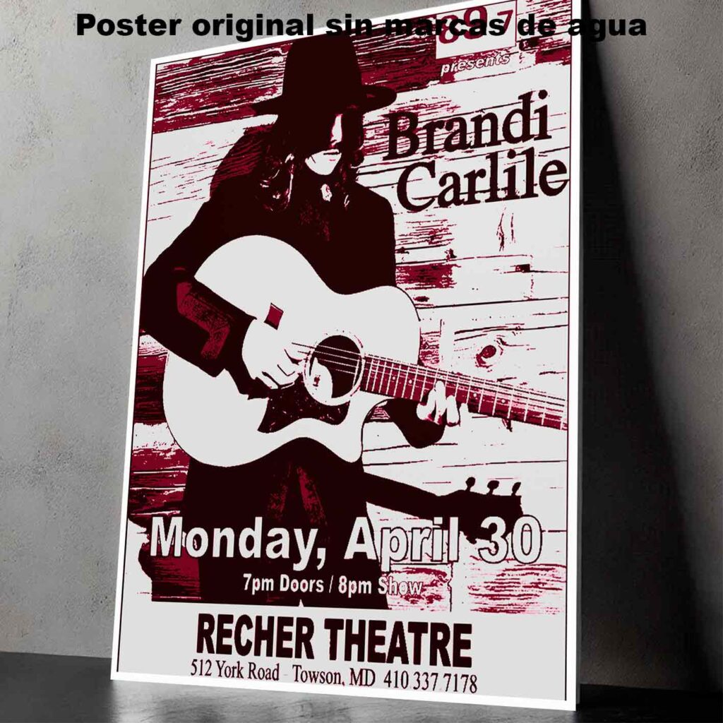 Brandi Carlile concert Póster