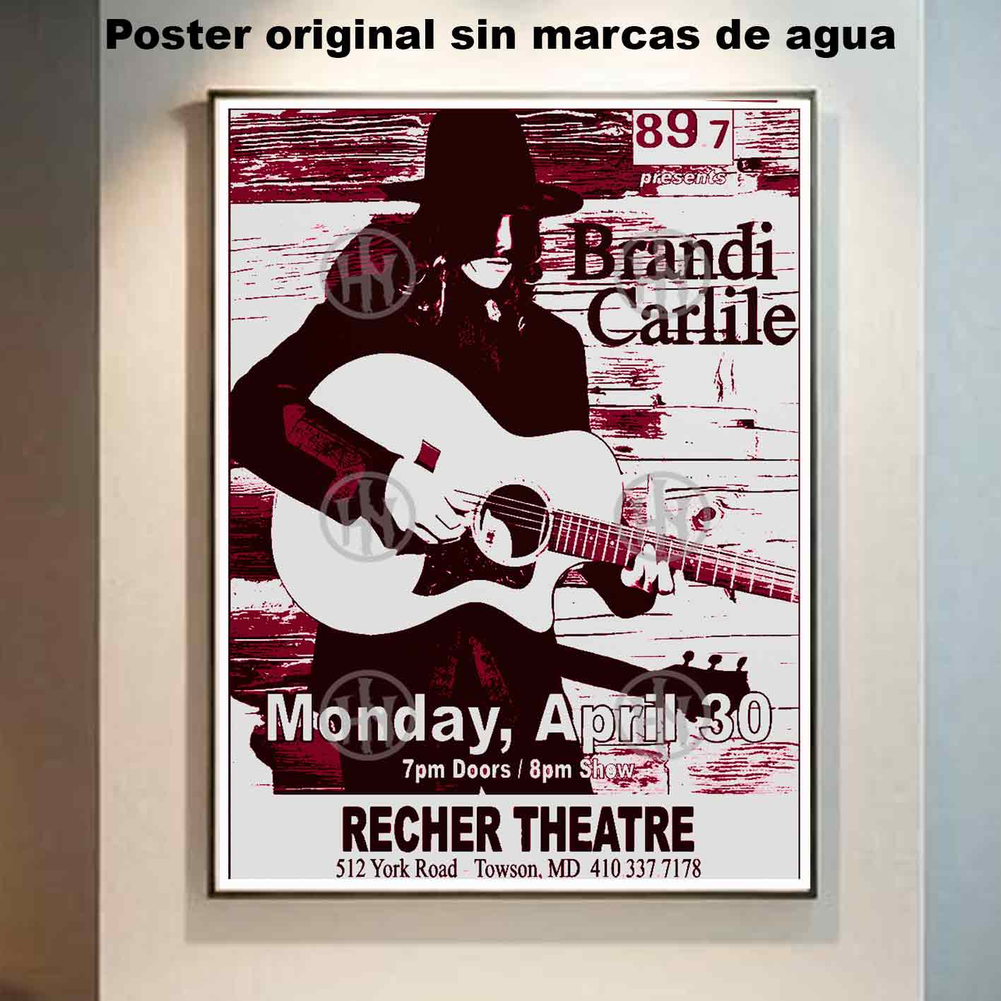 Brandi Carlile concert Póster: imagen 6