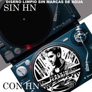 Calvin Harris-3 Slipmats personalizado para Djing: imagen 4