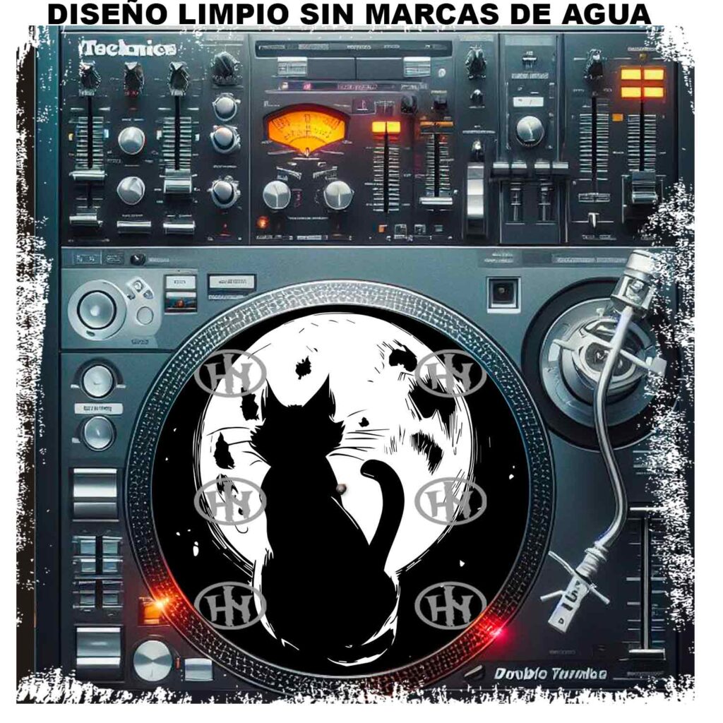 Cat Slipmats personalizado para Djing