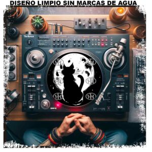 Cat Slipmats personalizado para Djing: imagen 3