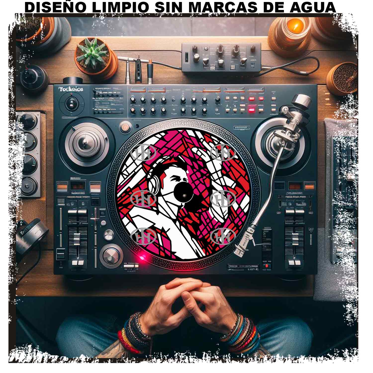 Catedral Slipmats personalizado para Djing: imagen 3