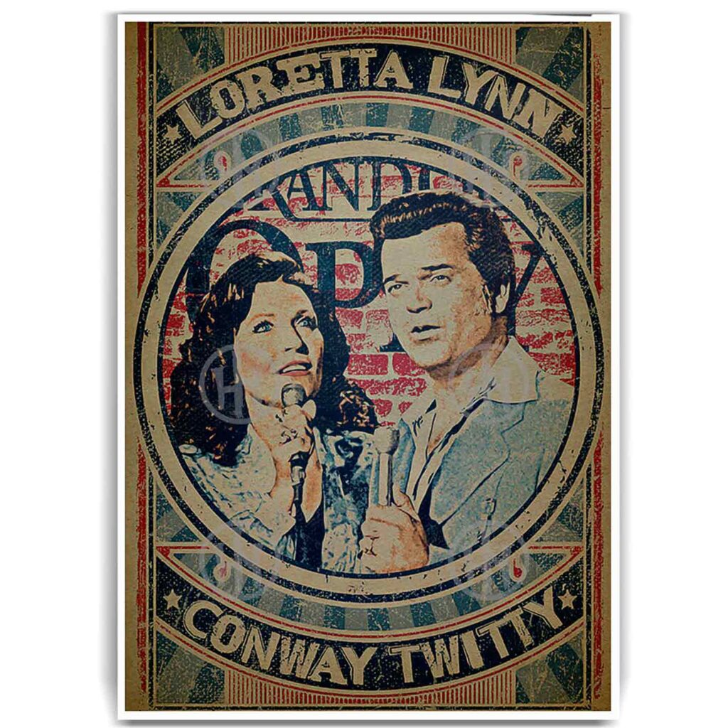 Conway Twitty & Loretta Lynn Póster