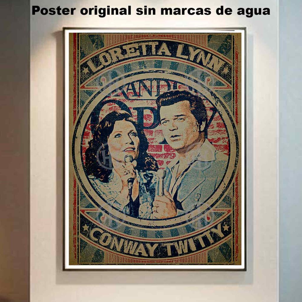 Conway Twitty & Loretta Lynn Póster