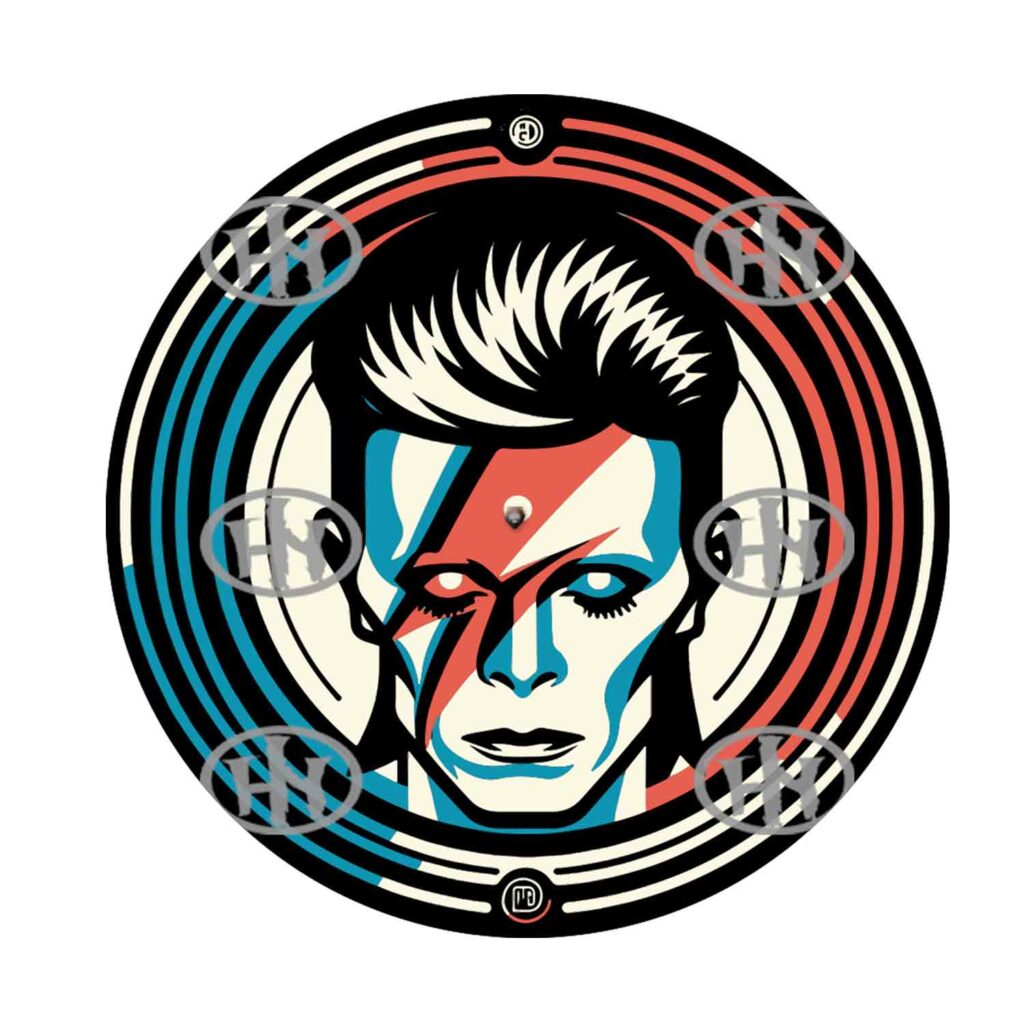 David Bowie Slipmats personalizado para Djing