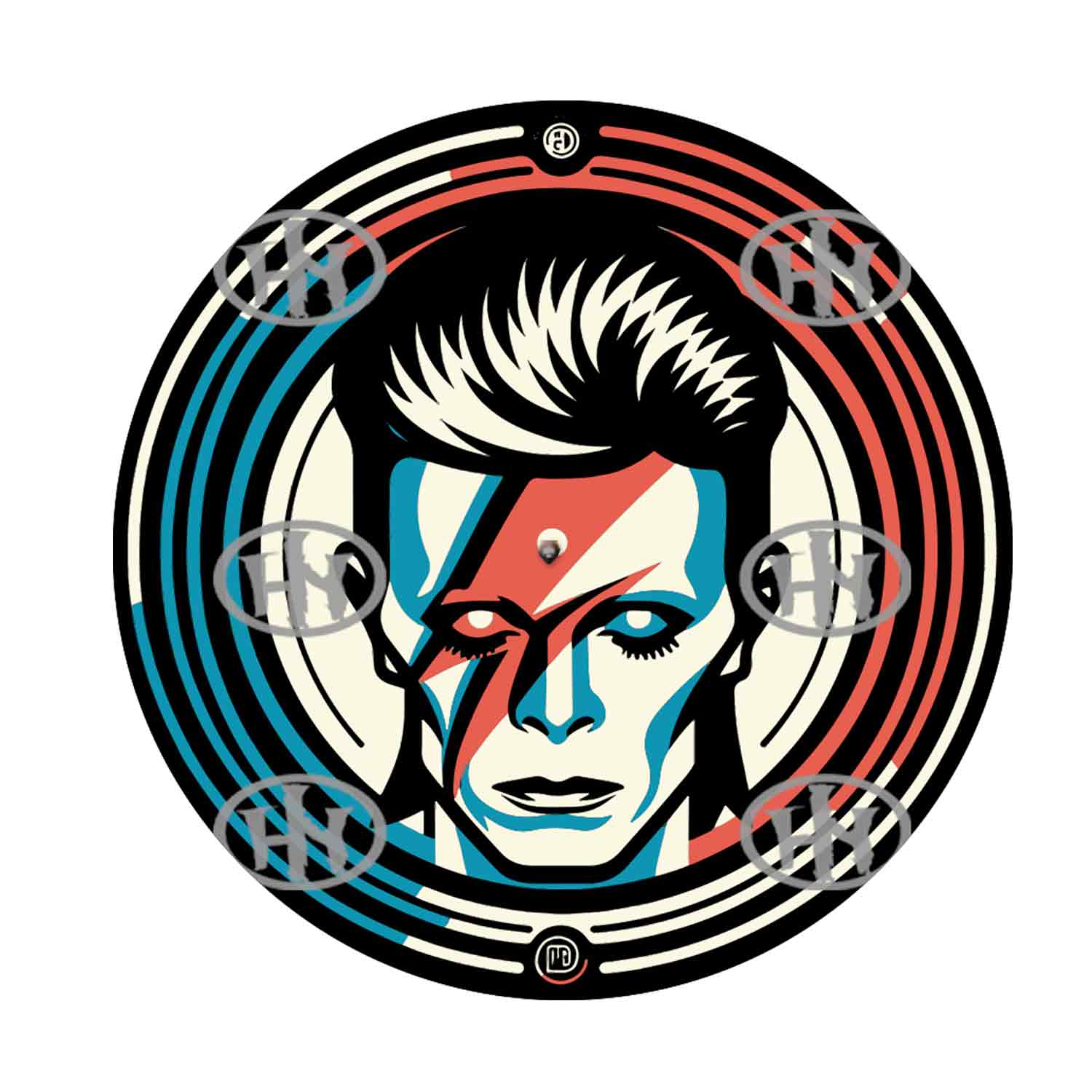 David Bowie Slipmats personalizado para Djing: imagen 1