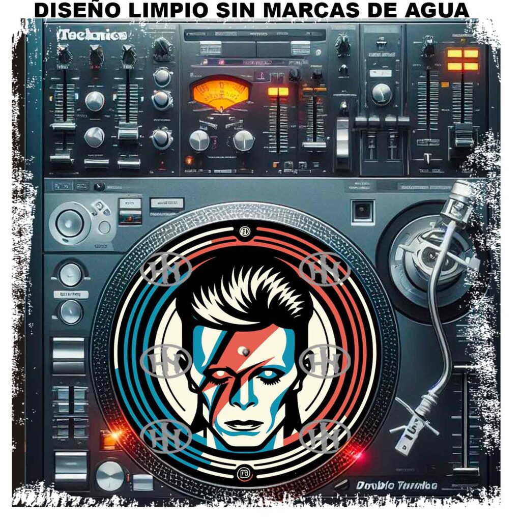 David Bowie Slipmats personalizado para Djing