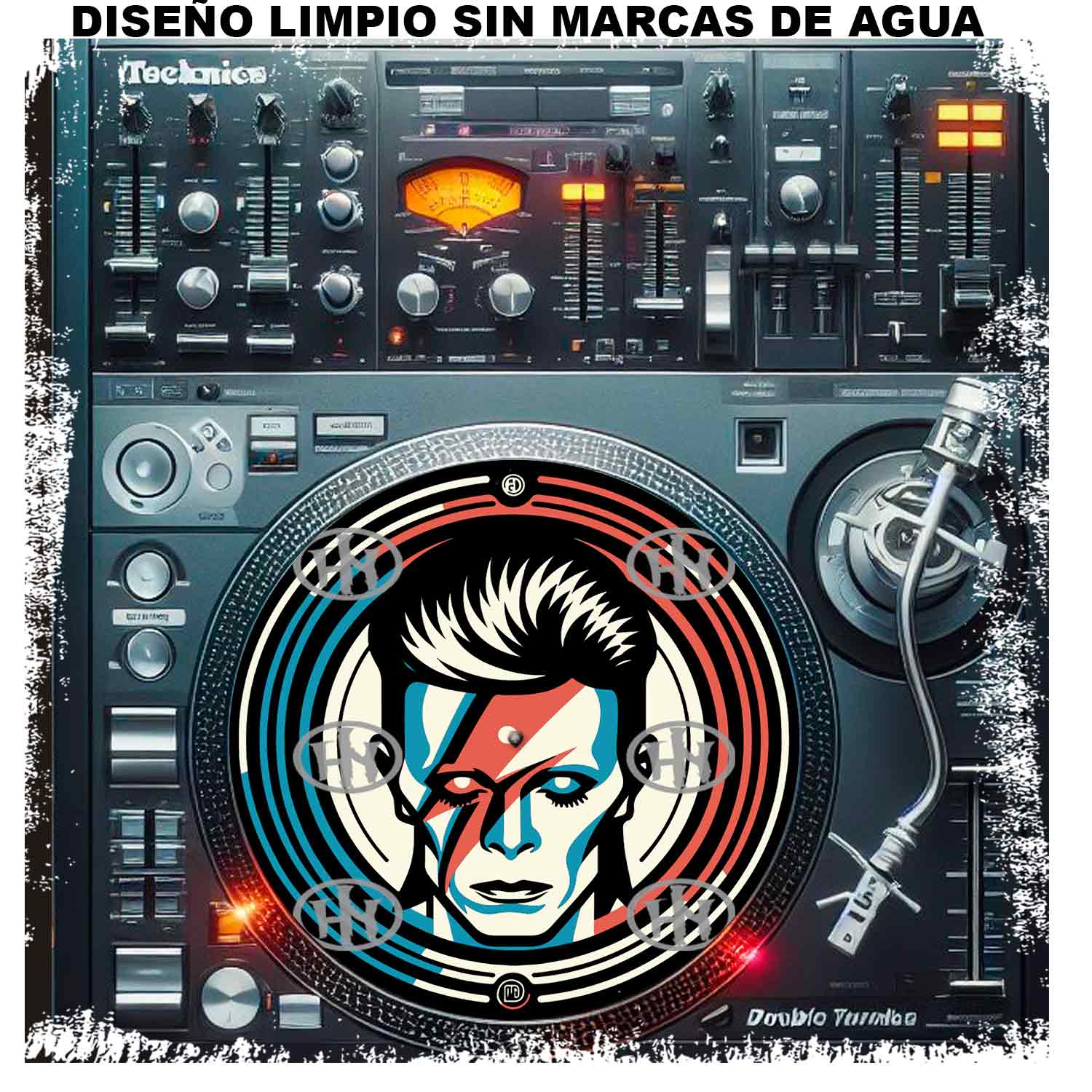 David Bowie Slipmats personalizado para Djing: imagen 2