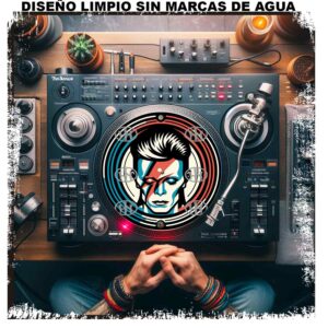 David Bowie Slipmats personalizado para Djing: imagen 3