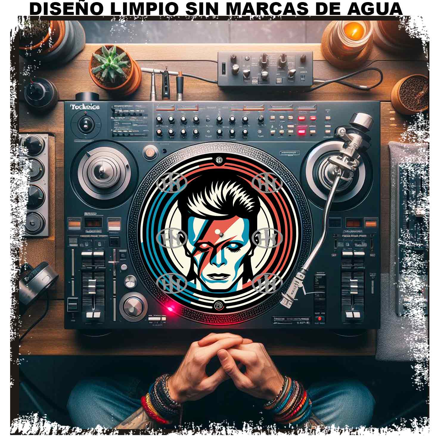David Bowie Slipmats personalizado para Djing: imagen 3