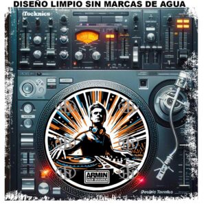Dj Armin Van Buuren-1 Slipmats personalizado para Djing: imagen 2