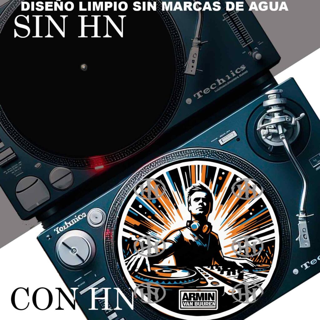 Dj Armin Van Buuren-1 Slipmats personalizado para Djing