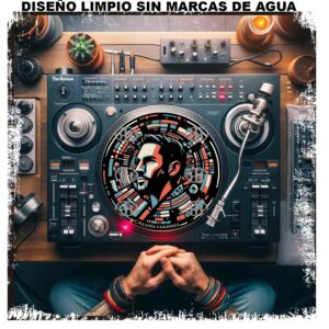 Dj Calvin Harris-5 Slipmats personalizado para Djing: imagen 3