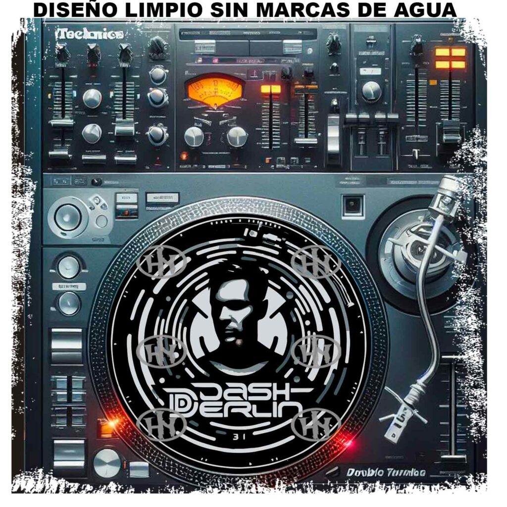 Dj Dash Berlin-1 Slipmats personalizado para Djing
