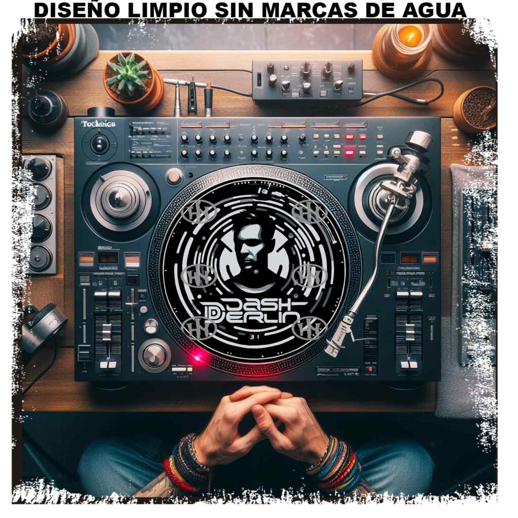 Dj Dash Berlin-1 Slipmats personalizado para Djing