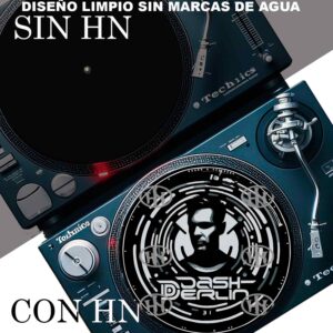 Dj Dash Berlin-1 Slipmats personalizado para Djing: imagen 4
