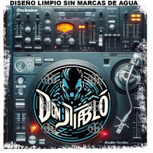 Dj Don Diablo-4 Slipmats personalizado para Djing: imagen 2