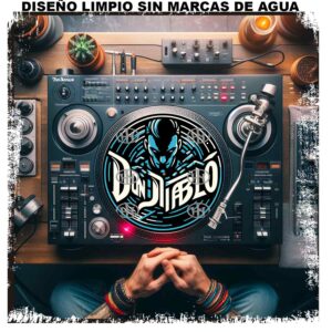 Dj Don Diablo-4 Slipmats personalizado para Djing: imagen 3