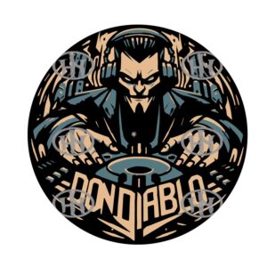Dj Don Diablo Slipmats personalizado para Djing