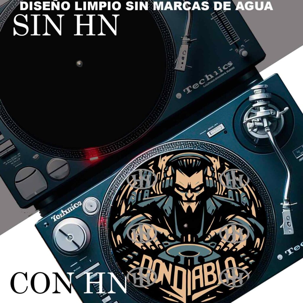 Dj Don Diablo Slipmats personalizado para Djing