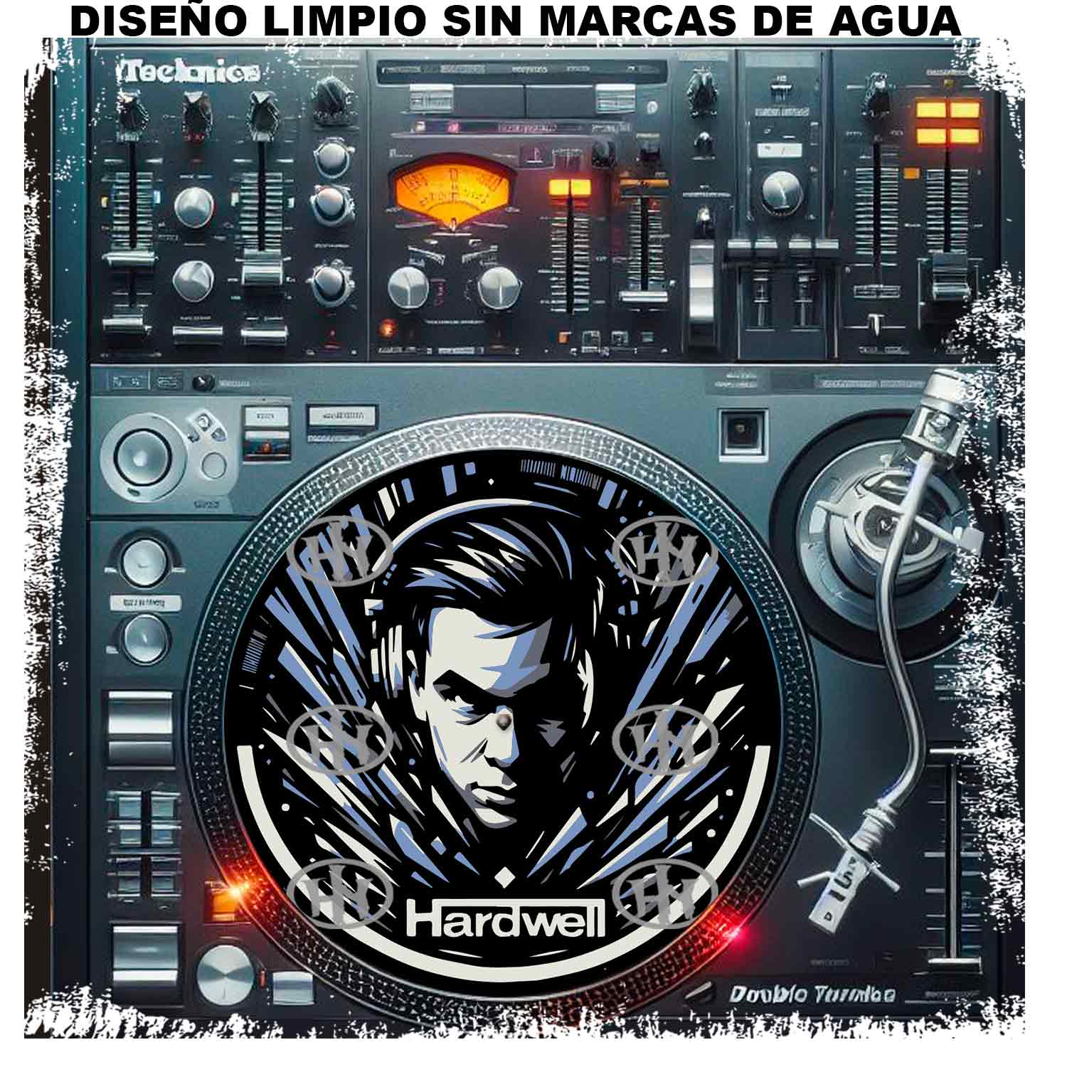 Dj  Harwell Slipmats personalizado para Djing: imagen 2