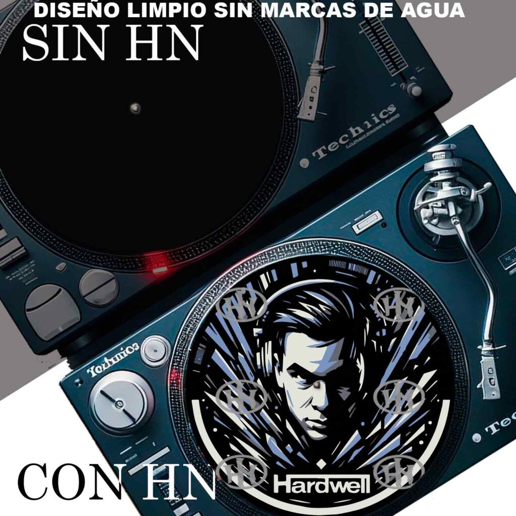 Dj Harwell Slipmats personalizado para Djing