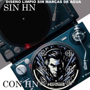 Dj  Harwell Slipmats personalizado para Djing: imagen 4
