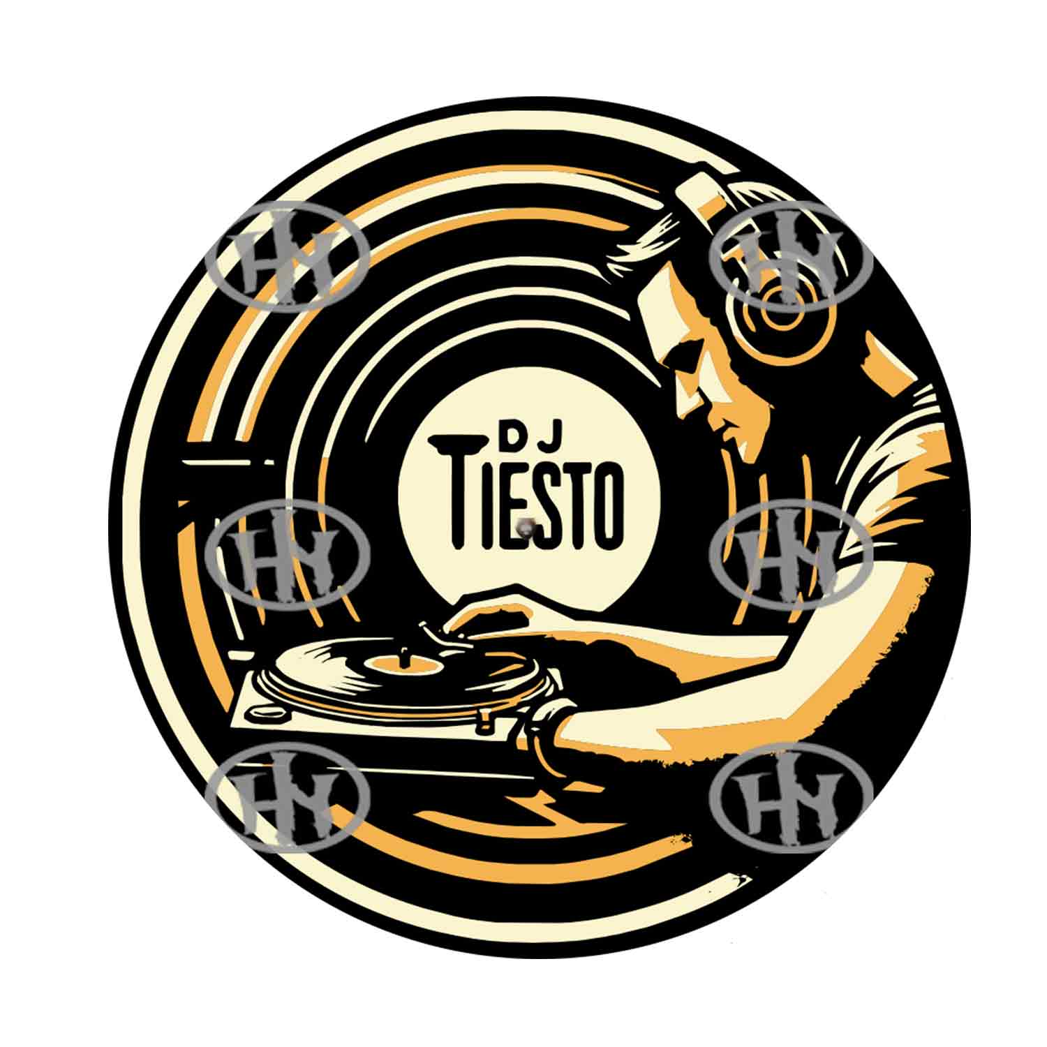 Dj Tiesto Slipmats personalizado para Djing: imagen 1