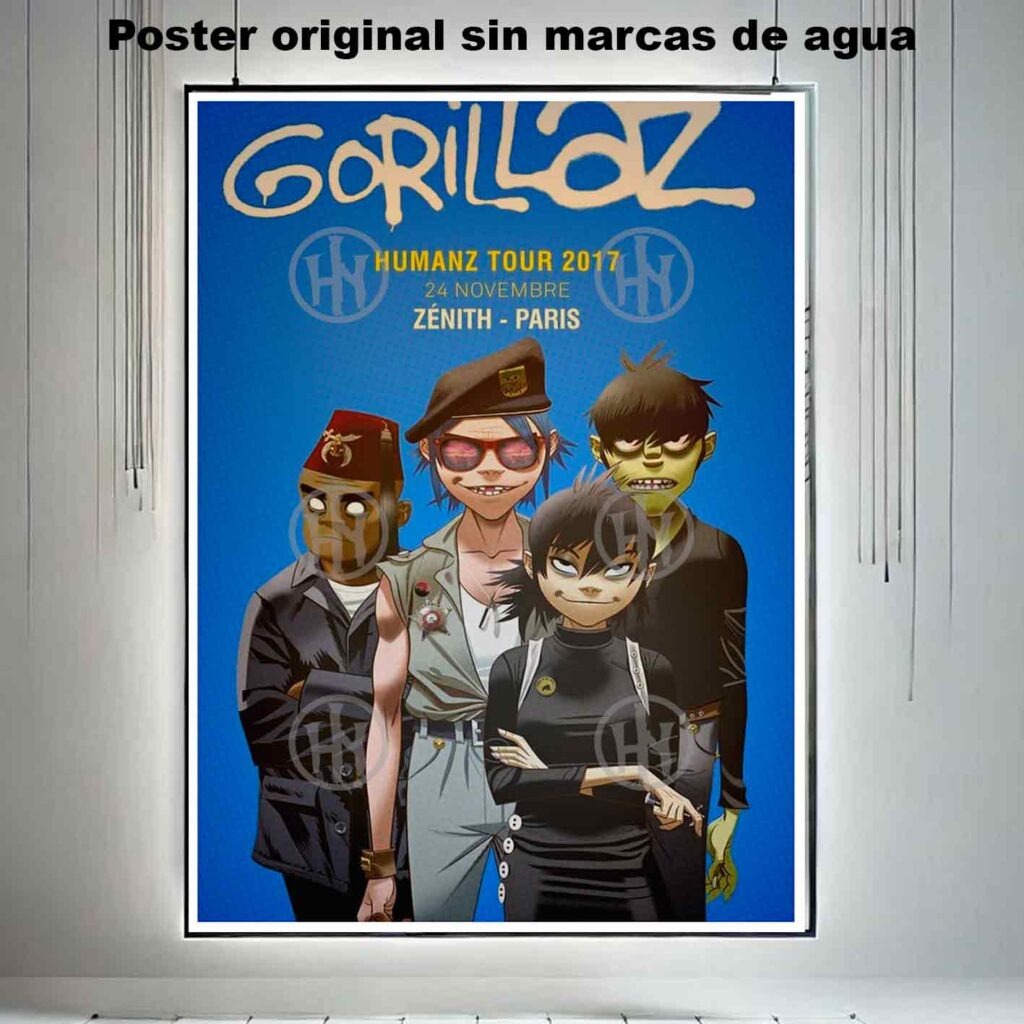 Gorillaz Póster