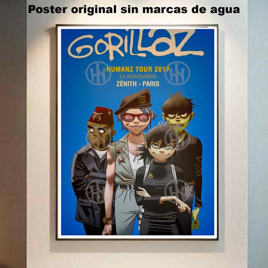 Gorillaz Póster