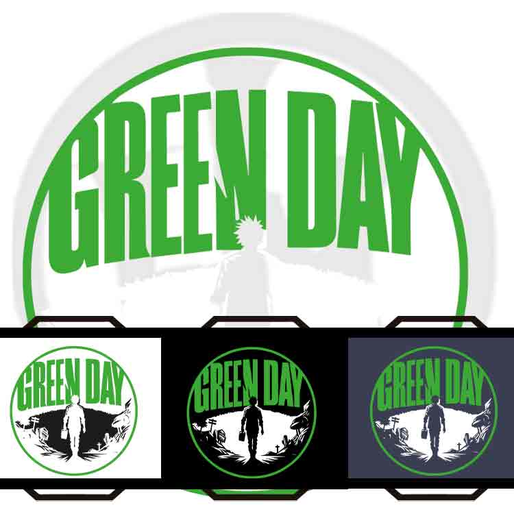 Green Day  Camiseta O-Neck