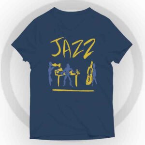 Jazz Band  Camiseta V-Neck: imagen 11