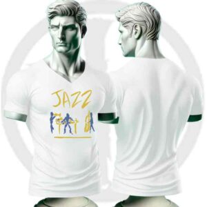 Jazz Band  Camiseta V-Neck: imagen 4