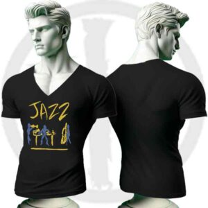 Jazz Band  Camiseta V-Neck: imagen 7