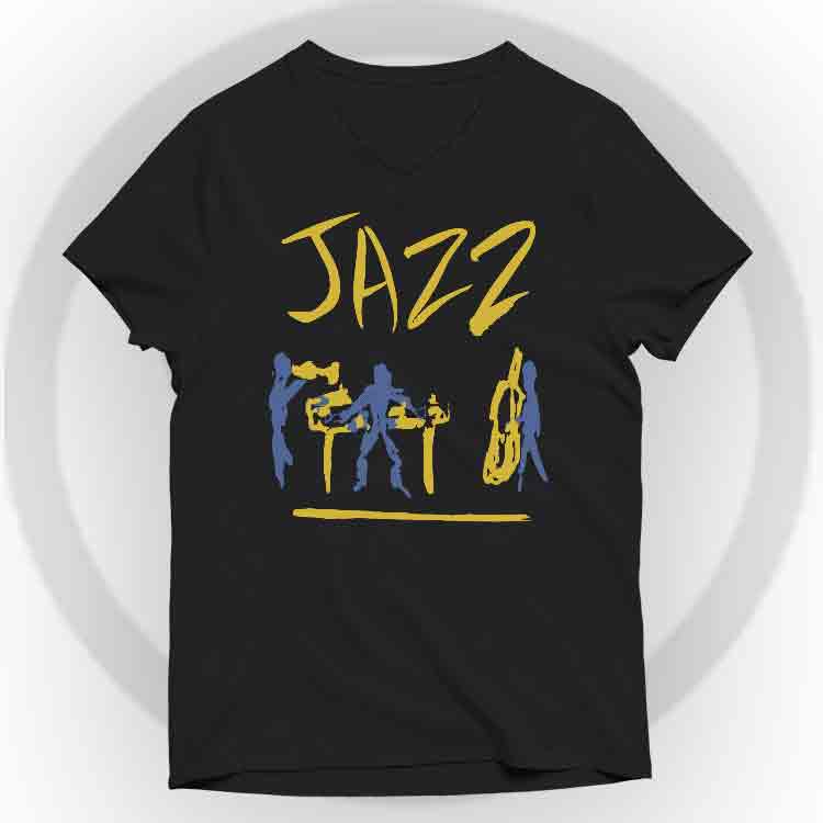 Jazz Band Camiseta V-Neck