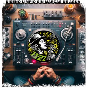 Jazz Band Slipmats personalizado para Djing: imagen 3
