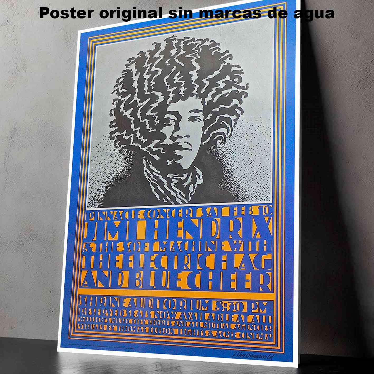 Jimi Hendrix Póster: imagen 4