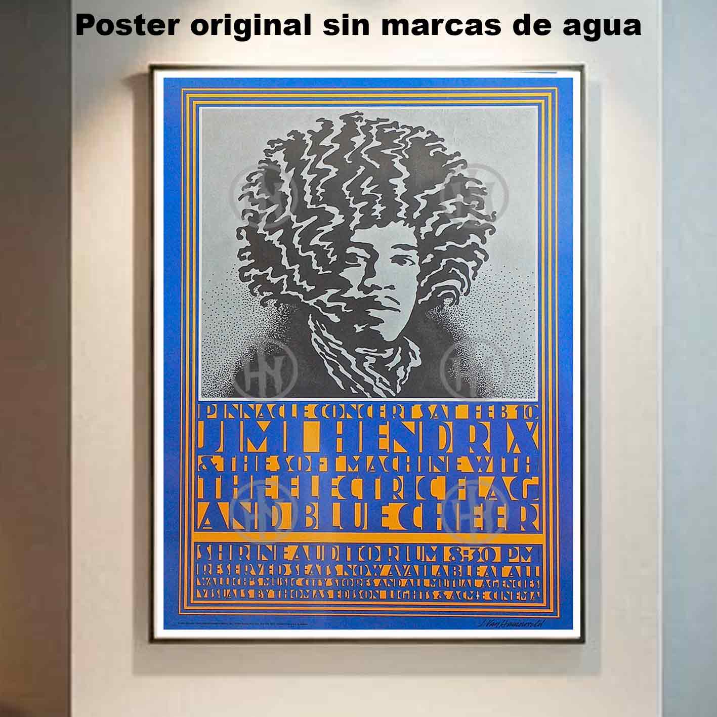 Jimi Hendrix Póster: imagen 6
