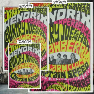 Jimi hendrix experience Póster: imagen 2