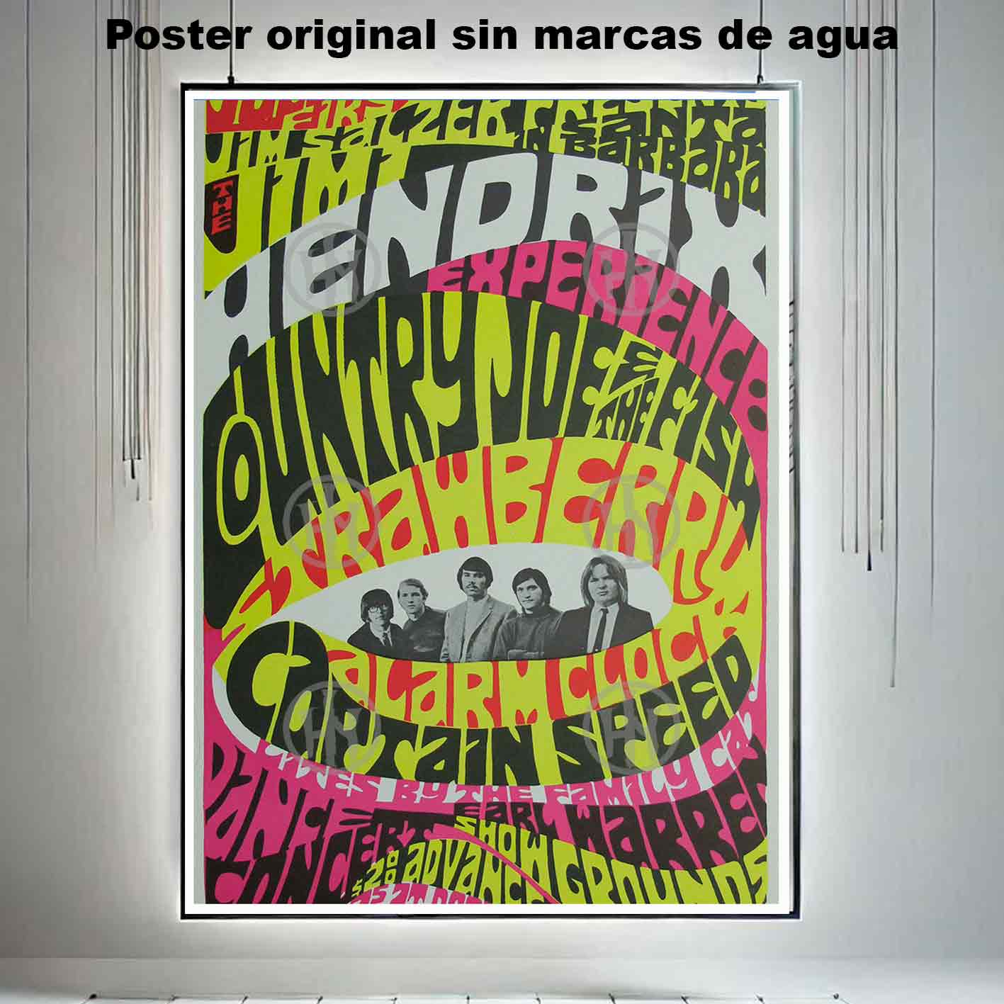 Jimi hendrix experience Póster: imagen 3