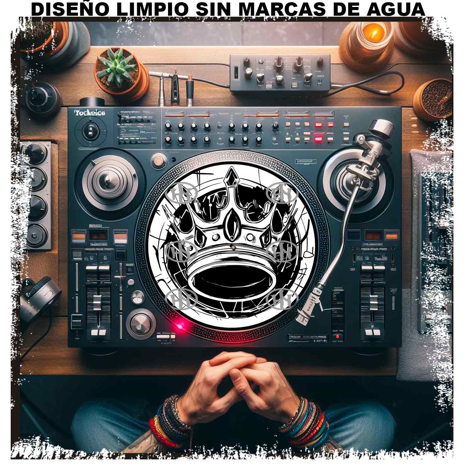 King Slipmats personalizado para Djing: imagen 3