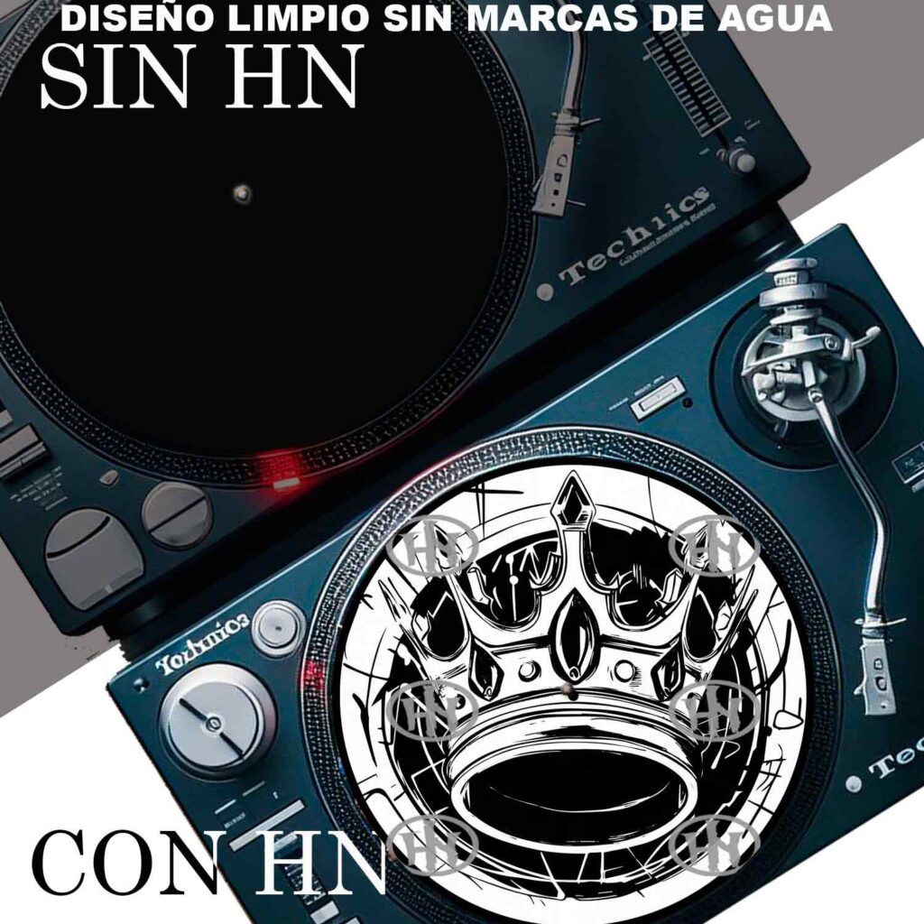 King Slipmats personalizado para Djing