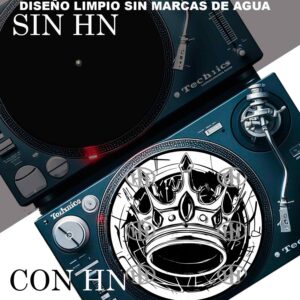 King Slipmats personalizado para Djing: imagen 4