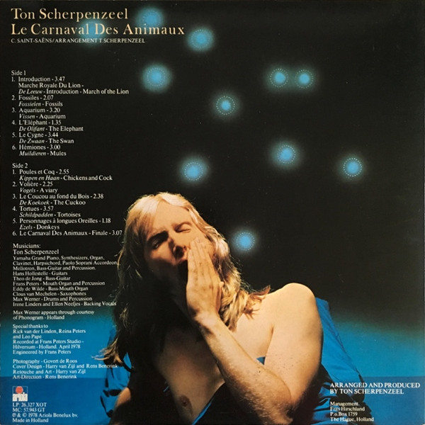 Ton Scherpenzeel, Le Carnaval Des Animaux - LP