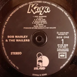 Bob Marley & The Wailers, Kaya - LP: imagen 3